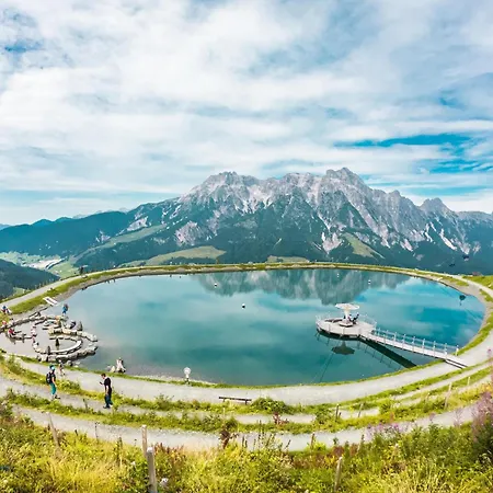 In Saalfelden With Panoramic View, Cleaning Included Lanthal